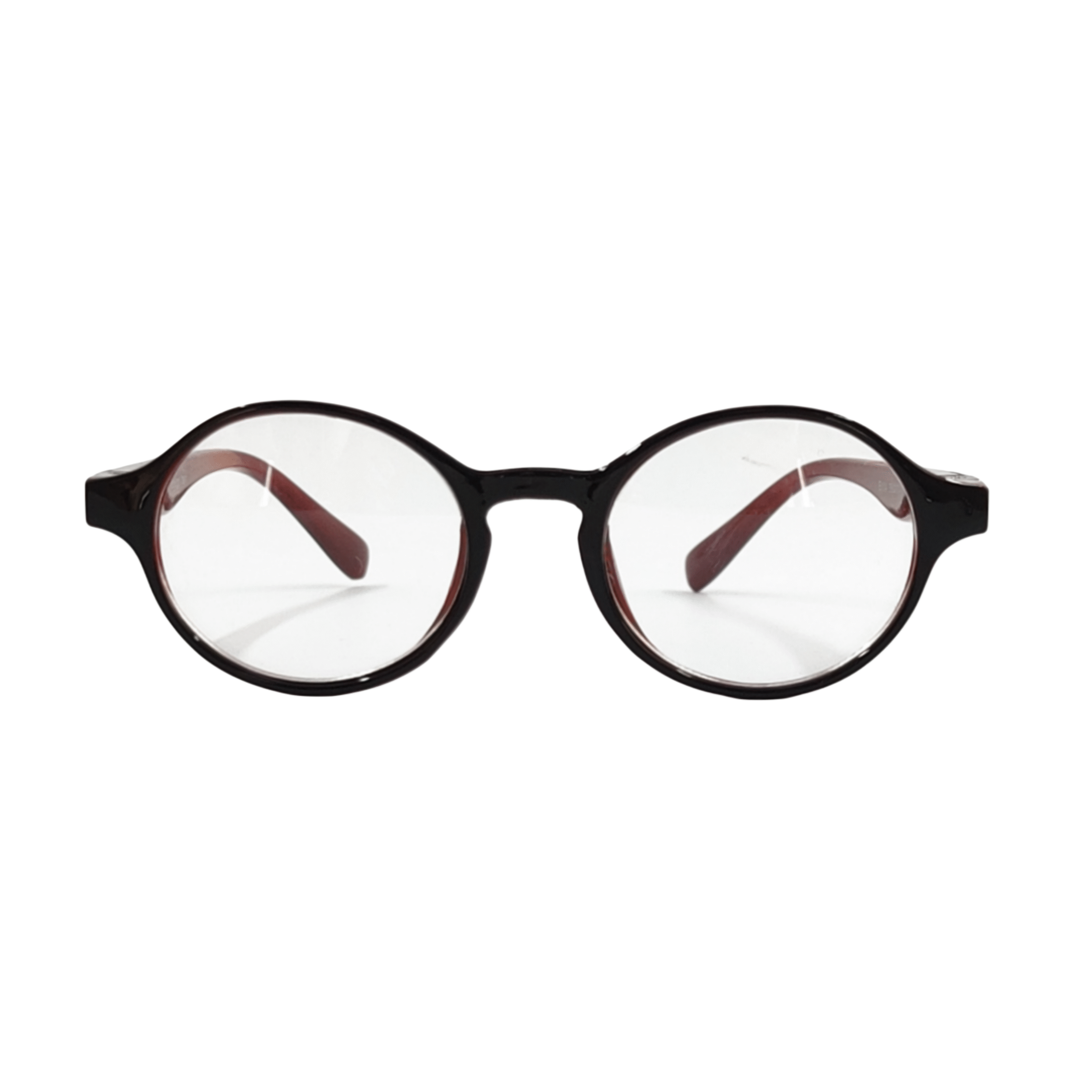 Kids Round Black Acetate Eyeglasses