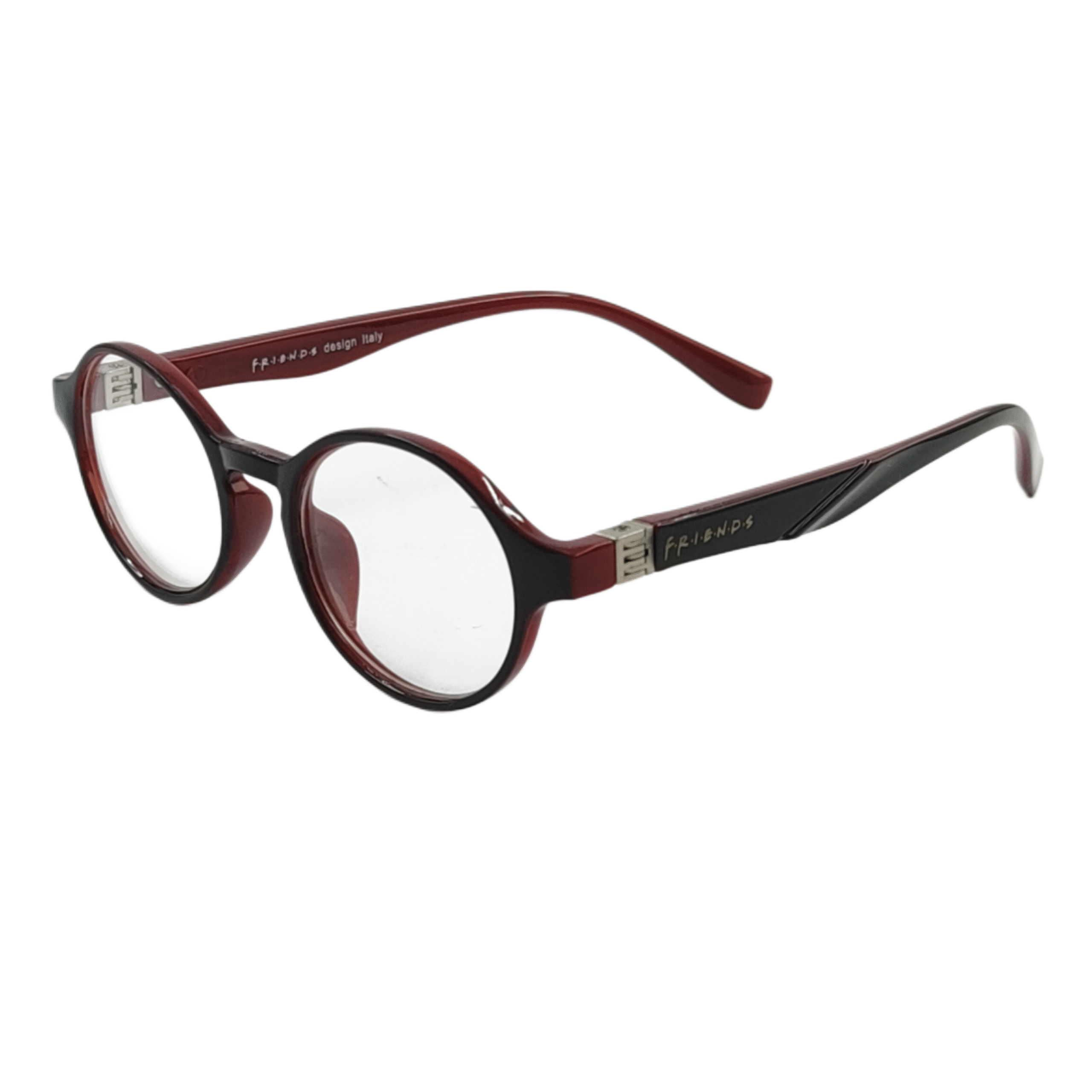 Kids Round Black Acetate Eyeglasses - Image 2